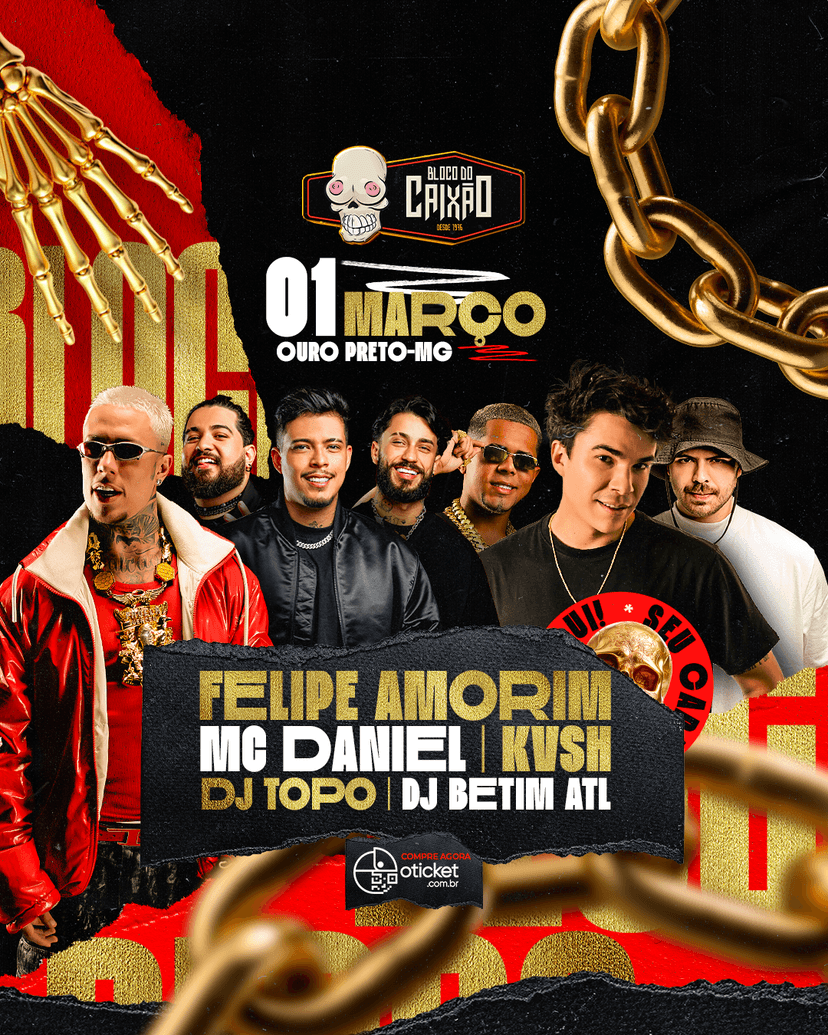 Line-up do bloco Bloco do Caixão